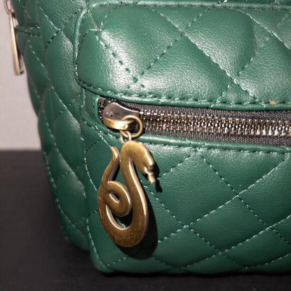 Harry Potter Green Sytherin‎ Quilted Mini Backpack - Picture 2 of 9
